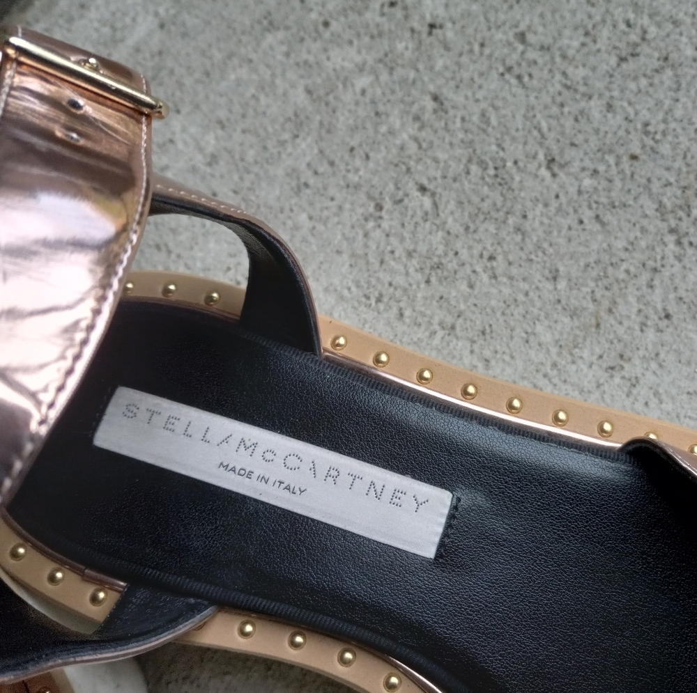 Stella Mccartney Odette Rose Gold  Sandals - Picture 4 of 11